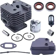 35mm Cylinder Piston Kit for Stihl FS120 FS200 FS250 Exhaust Fuel Filter Line Oil Seal Bearing for Trimmer Spare Part