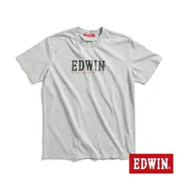 在飛比找樂天市場購物網優惠-EDWIN 復古EDWIN經典短袖T恤-男款 麻灰色