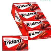在飛比找淘寶網優惠-新美國原裝進口Trident/三叉戟木糖醇無糖口香糖肉桂薄荷
