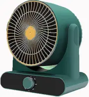 Insma-x Battery-powered Heater for Camping and Office - 3 Heat Settings, Fan Only Option, Advanced Safety Features blue
