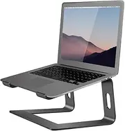 [Orionstar] Laptop Stand Aluminum Laptop Riser Compatible with Mac MacBook Air Pro 10 to 15.6 Inch Notebook Computer, Ergonomic Elevator Holder, Black