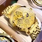 OLEVS Men's Watches Top Brand Luxury Original Waterproof Quartz Watch for Man Go