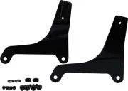 Khrome Werks - 264860 Side Plates Black FXFB Softail Fat Bob 114 FXFBS