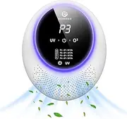 Advanced Cat Deodorizer for Litter Box, 99% Pets Odor Eliminator with 10000mAh Battery, Portable & Rechargeable