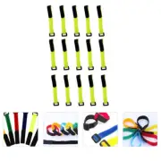 15Pcs Hook and Loop Cable Strap for Tidy Cables and Secured Bike Wheels