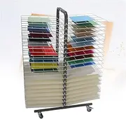 Art Drying Rack,Classroom Drying Rack,Metal Drawing Paper Drying Rack,Space Saving Suitable for Classrooms Studio and Homes(Specification:40th Tiers)