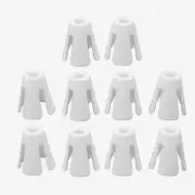 ThreadGrip Claw Set: 10-Piece Plastic Cone Holders for Industrial Sewing Machine