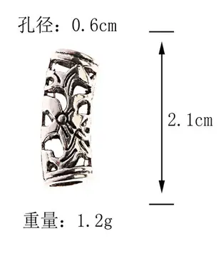 臟辮環扣金屬環圈編發圈嘻哈小辮子扣頭發飾品潮酷朋克鄧紫棋同款