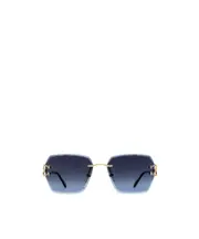Cartier Square Frame Sunglasses 58 Blue