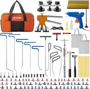 Stainless Steel Dent Removal Rods Kit with Glue Puller & Reflecting Board