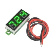 0.28" 2 Wire LED DC 0-100V Voltmeter Digital Display Voltage VOLT METER 12V 24V
