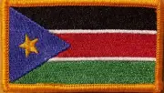 SOUTH SUDAN Flag Patch W/ VELCRO® Brand Fastener Tactical Morale AFRICA Emblem 4