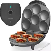Electric Arepas Maker with Browning Control, Mini Pancakes Maker, Pancake Maker