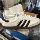 NEW Adidas Samba OG Cloud White Core Black Clear Granite B75806 Sizes 11