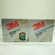 (2) Sealed 3M 5 1/4" High Density DS, HD Diskettes IBM AT Compatible Box of 10