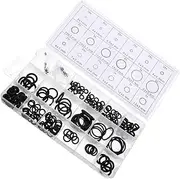 KICHOUSE Complete Gasket Assortment Kit 225 Pcs Sealing Ring Set Rubber Static for Automotive