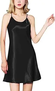 [Generic] Plus Size Satin Lingerie for Women 3X Size Satin Womens Sexy Lingerie for Women Skirt