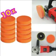 10Pcs Car Buffing Pads Polishing Sponge Buffer Waxing Foam Polisher Kit Drill