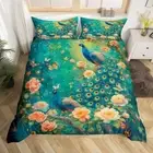Cover Set King Size,Tree Branch Flower Butterfly Comforter Cover Kid Girls
