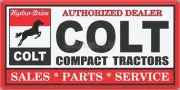 COLT COMPACT TRACTORS DEALER OLD VINTAGE SIGN REMAKE ALUMINUM SIZE OPTIONS