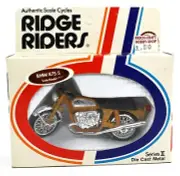 Vintage ZEE TOYS *RIDGE RIDERS* Copper BMW R75/5 Motorcycle Diecast NIB