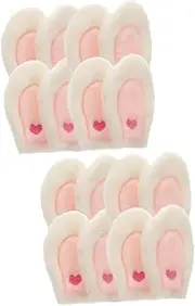 2sets Plush Bunny Ears Kits Ears for Dogs Headbands Bunny Headband with Nose Bunny Tail and Ears Chew Headphones Animal Bunny Cups Feeder Ear Muffs Hay Cute Pig Hat 10pcs*2
