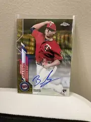 Topps Chrome Rookie Gold Wave Auto /50 RC Twins Dodgers Brusdar Graterol 2020