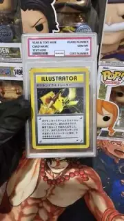 PROXY Gem Mint 10 Old style Label 1998 Pikachu Holo Illustrator Pokemon