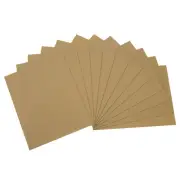 12Pcs 10.83x8.46" 1.7mm Thickness EVA Foam Sheets Board for Art DIY Light Brown