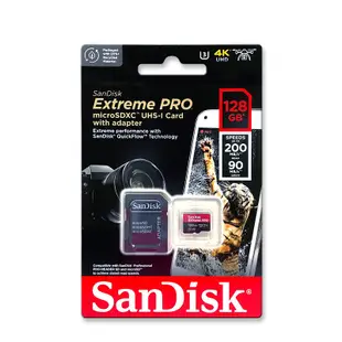 SANDISK Extreme PRO 32G 64G 128G A1/A2 V30 micro SD U3 記憶卡