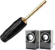 Speaker Banana Plugs, Gold Plated 2MM Speaker Plugs, Quick Connect Welding-Banana Audio Plug for Video Receiver, Home Theater, Amplifiers