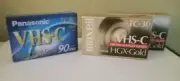 Maxell Vhs-c HGX-Gold X2 & Panasonic VHS-C 90 Min. Sealed Tapes