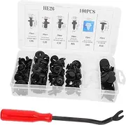 GLEAVI 1 Push Retainer Clips Durable Fasteners for Bumper Trim Compact Storage Box Included Essential for Door Mudguard Bumper Repairs