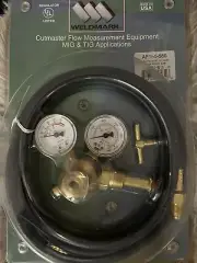Weldmark AF150-580 Flow Gauge Regulator w/ 10FT Hose Cutmaster Flow/mig/tig Weld