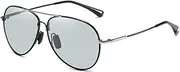 [JRLLFD] Unbreakable Nitinol Memory Metal Sunglasses for Men Polarized Driving Ultra Slim