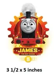 Red James No 5 Engine Wall Decal Thomas & Friends Train Sticker Peel Stick Art