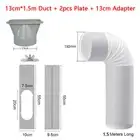 Portable Air Conditioner Spare Parts+2pcs Window Slide Kit Plate &13cm 1.5M Hose
