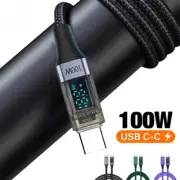 PD 100W USB C to Type C USB C Fast Charging Charger Cable For iPhone 16 15 Pro