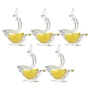 2023-5pcs Lemon Juicer Clip Acrylic Manual Lemon Slice Squeezer Convenient Transparent Fruit Juicer For Home-FG