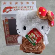 Hello Kitty Holiday Gingerbread Plush Hugger Pillow Sanrio Polka Dot Bow