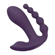 Vive Kata Pulse Wave Vibrating G-Spot Clitoral Beaded Anal Remoted Controlled Vibrator
