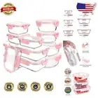 12-Pack Glass Meal Prep Containers - Airtight & Dishwasher Safe for Freshness