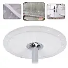Round Table Covers Elastic Large Fitted Plastic Clear Protector Kitchen Supplies