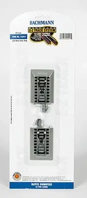Bachmann E-Z Track Hayes Wheel Stops w/Nickel Silver Rail, HO Scale