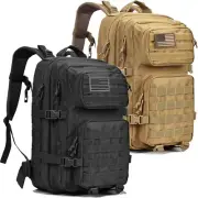 45L Large Capacity Military Tactical Backpack 3 Day Assault Rucksack Bug Out Bag