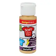 Design Line Soft Fabric Paint Gold 59ml