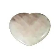 Rose Quartz Polished Crystal Heart (EA2907) gem stone metaphysical love