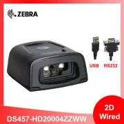 Zebra DS457-HD20004ZZWW 1D/2D Laser Fixed Mount Reader Barcode Scanner USB/RS232