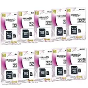 Lazos Set of 10 Micro SDHC Memory Card 32GB Class10 Memory Card for Digital Came