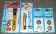 OLFA Vintage New Stock Rotary Fabric Cutter RTY-1/B Sealed Japan + Accessories
